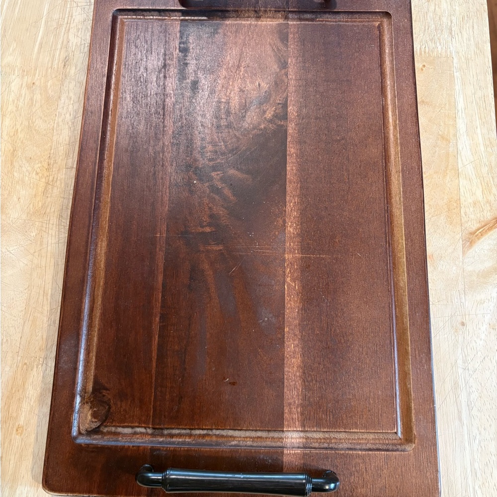 Wooden Walnut Cutting/ Charcuterie Board with Handle